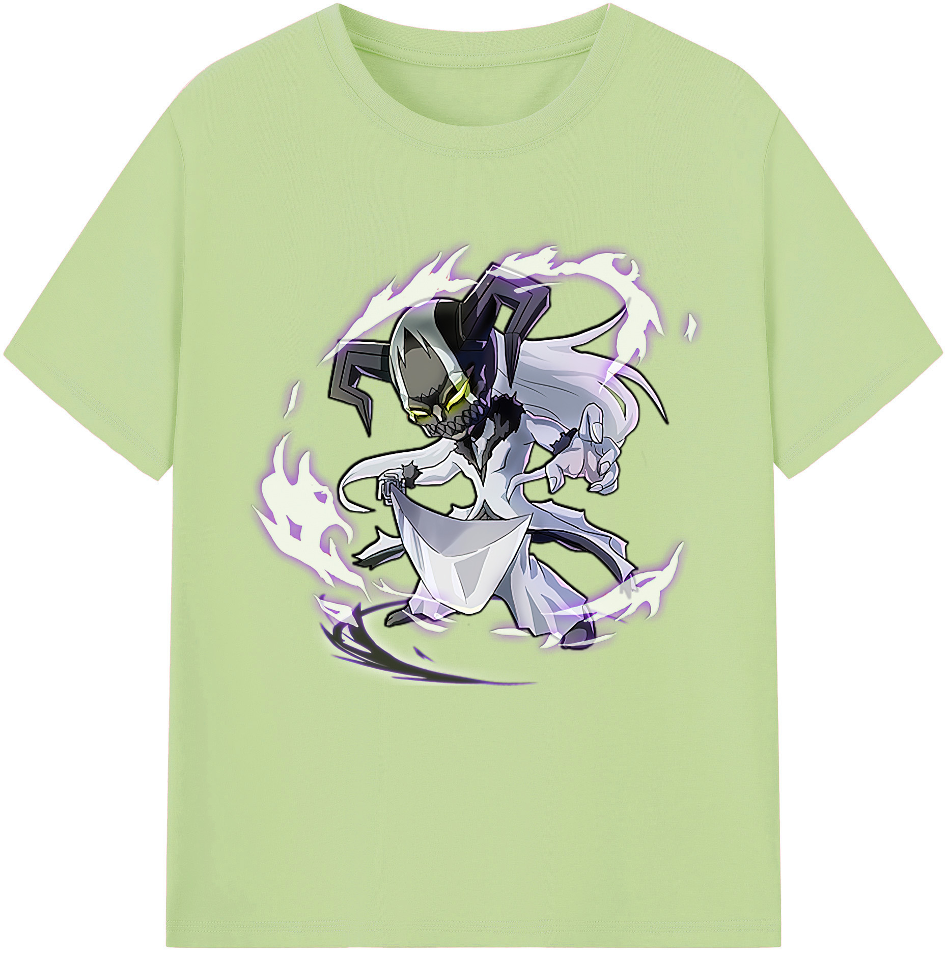（画像用） ブリーチ 黒崎一護（くろさき いちご）BLEACH Kurosaki Ichigo 綿100％半袖Tシャツ（フロントプリント）
